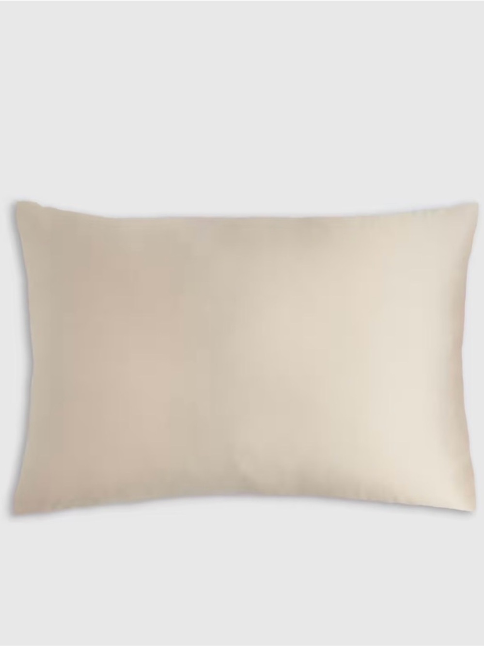 Long Fiber SILK Champagne color PILLOWCASES. King Size. Zipper close. A Set of 2